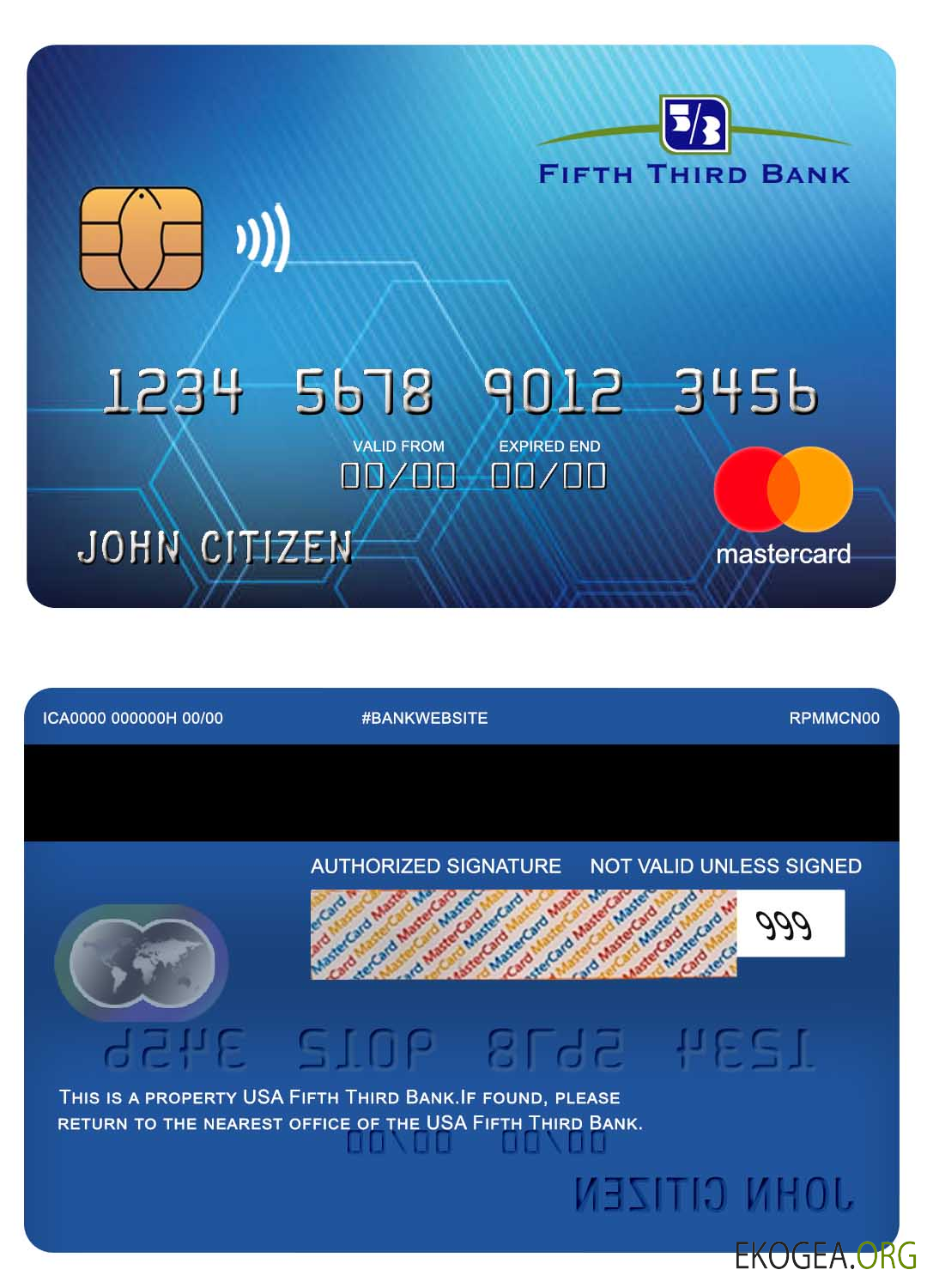 Carte Mastercard de la Cinquième Troisième Banque des États Unis